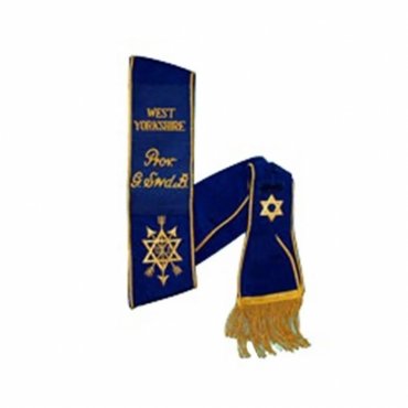 Provincial Officers Order Of The Secret Monitor AMD English Regulation Sash - Blue