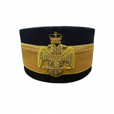 33rd Degree Scottish Rite Crown Cap Wings Down Black