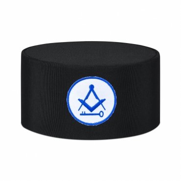 International Masons Crown Cap White & Blue Emblem