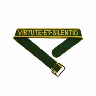 The Royal Order of Scotland Regalia Belt - VIRTUTE ET SILENTIO