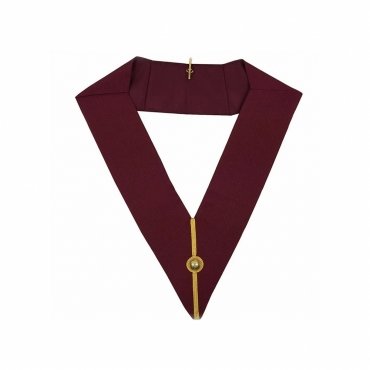 Officers Royal Arch Chapter Officer Collar Triple Tau Insignia