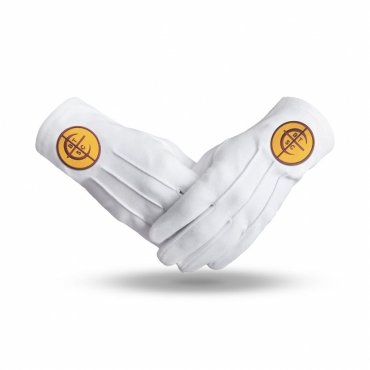 Council Of Crusaders PHA Gloves - Pure Cotton Machine Embroidery