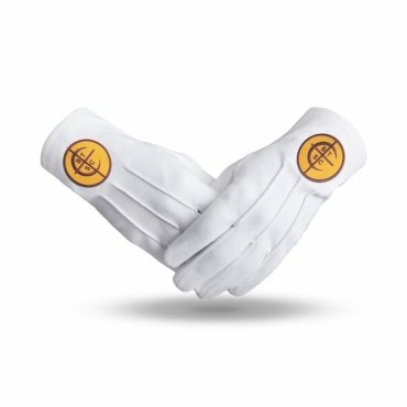 Council Of Crusaders PHA Gloves - Pure Cotton Machine Embroidery