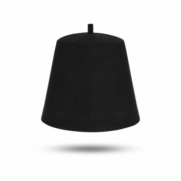 Masonic Plain Fez Hat Black Wool With Various Tassel Colors