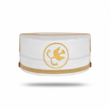 The Order Of The Golden Circle Crown Cap Gold Bullion Hand Embroidery