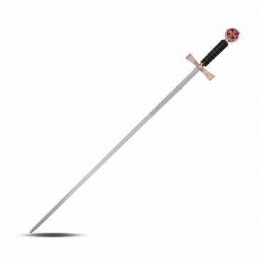 Order Of Malta Commandery Sword - Red Malta Cross With Gold and Black Hilt