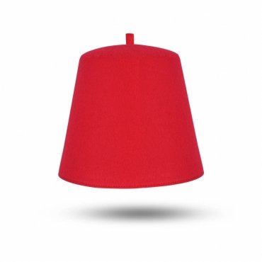 Masonic Plain Fez Hat Red Wool With Various Tassel Colors